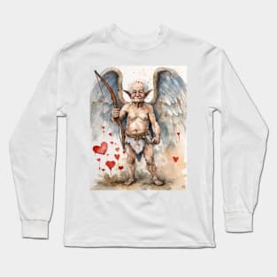 Elderly Cupid Long Sleeve T-Shirt